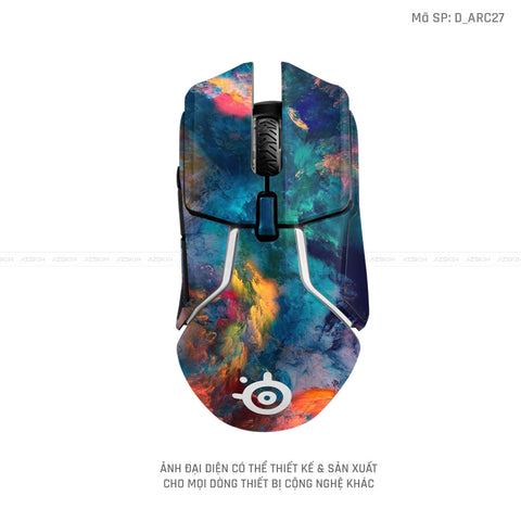 Skin Dán Chuột Steelseries Hình Acrylic | D_ARC27