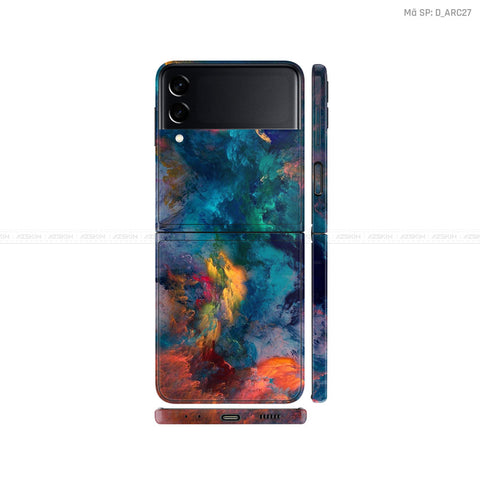 Dán Skin Galaxy Zflip4 Hình Nghệ Thuật Arcrylic | D_ARC27