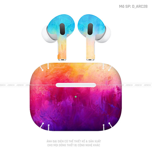 Dán Skin Tai Nghe Airpod 3 Hình Nghệ Thuật Arcrylic | D_ARC28