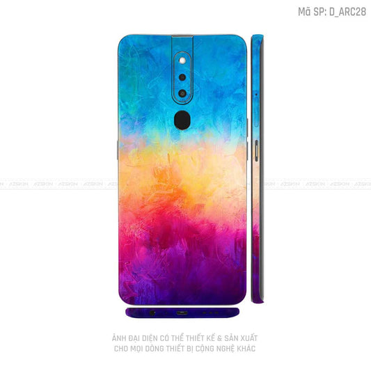 Miếng Dán Skin Điện Thoại OPPO F Series Hình Nghệ Thuật Arcrylic | D_ARC28