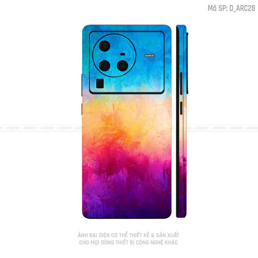 Dán Skin Vivo X Series Hình Nghệ Thuật Arcrylic | D_ARC28