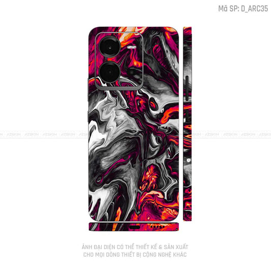 Dán Skin Vivo V Series Hình Nghệ Thuật Arcrylic | D_ARC35