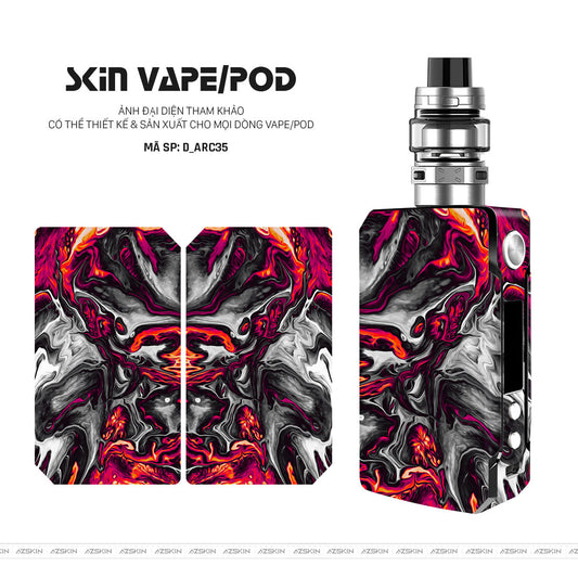 Dán Skin Vape Hình Nghệ Thuật Arcrylic | D_ARC35