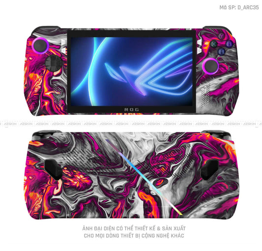 Dán Skin Máy Chơi Game Asus ROG Hình Nghệ Thuật Arcrylic | D_ARC35