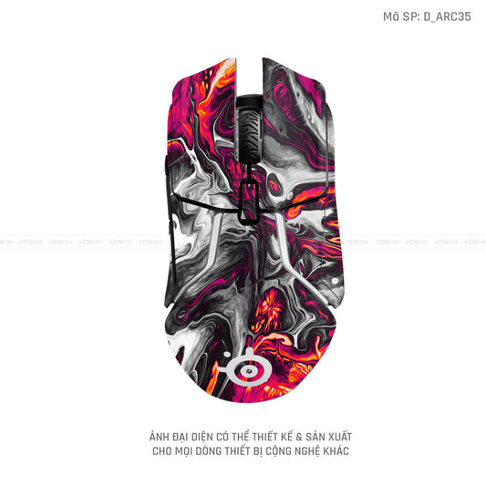 Skin Dán Chuột Steelseries Hình Acrylic | D_ARC35