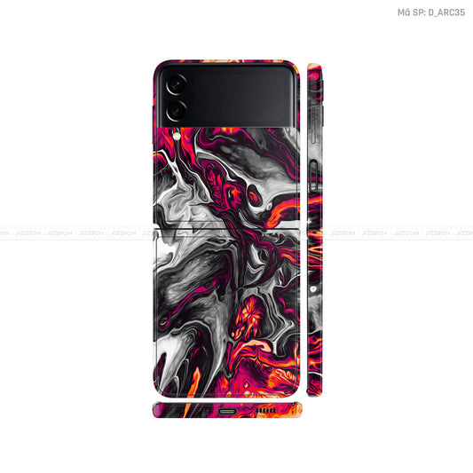 Dán Skin Galaxy Zflip4 Hình Nghệ Thuật Arcrylic | D_ARC35
