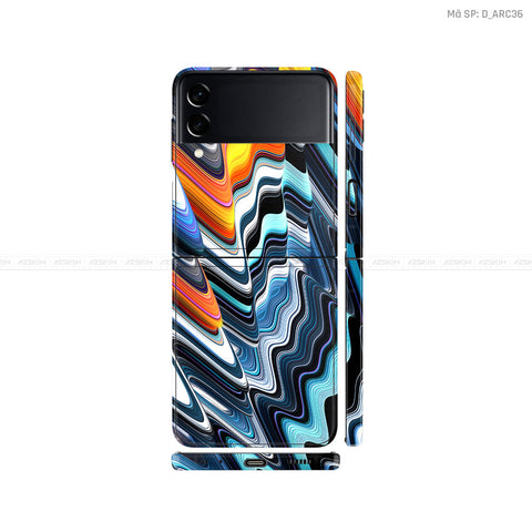 Dán Skin Galaxy Zflip4 Hình Nghệ Thuật Arcrylic | D_ARC36