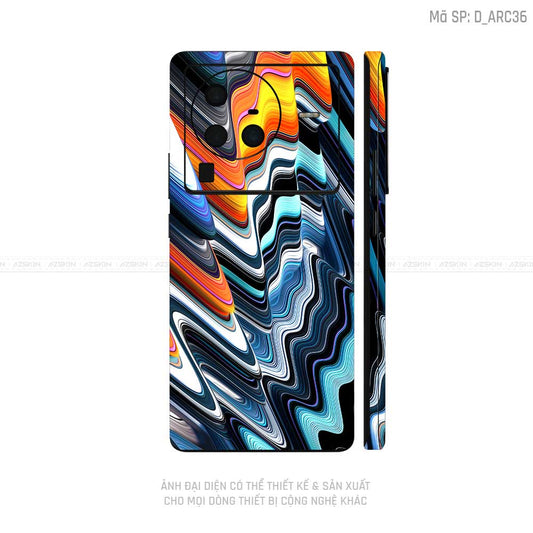 Dán Skin Vivo X Series Hình Nghệ Thuật Arcrylic | D_ARC36