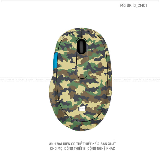 Skin Dán Chuột Microsoft Hình Camo | D_CM01