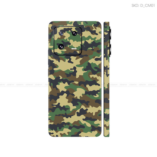 Dán Skin Điện Thoại Xiaomi 14 Series Hình Camo  | D_CM01