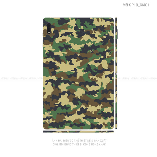 Dán Skin Galaxy Tab S8 Series Hình Camo | D_CM01