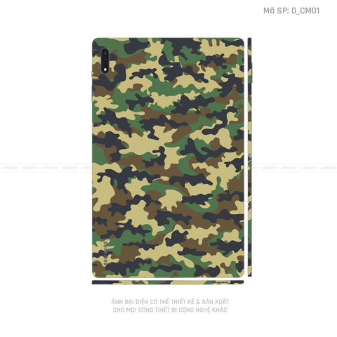 Dán Skin Galaxy Tab S8 Series Hình Camo | D_CM01