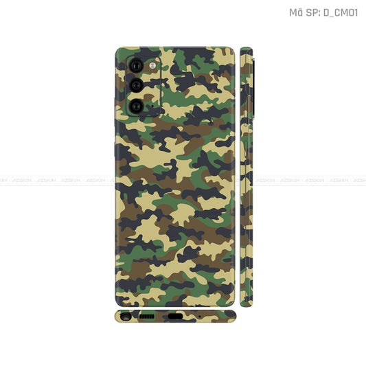 Dán Skin Galaxy Note 20 Series Hình Camo | D_CM01