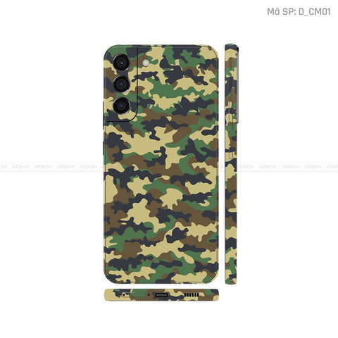 Dán Skin Galaxy S22 Series Hình Camo | D_CM01