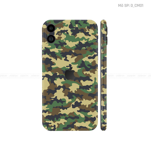 Dán Skin IPhone 11 Series Hình Camo | D_CM01