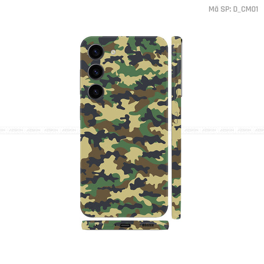 Dán Skin Galaxy S23 Series Hình Camo | D_CM01