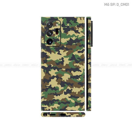 Dán Skin Galaxy Note 20 Series Hình Camo | D_CM01