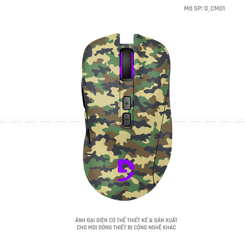 Skin Dán Chuột Fuhlen Hình Camo | D_CM01