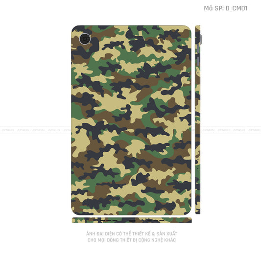 Dán Skin Máy Tính Bảng Oppo Pad Series Hình Camo | D_CM01
