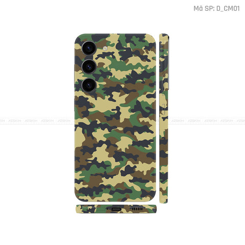 Dán Skin Samsung Galaxy S25 Series Chủ Đề Camo | D_CM01