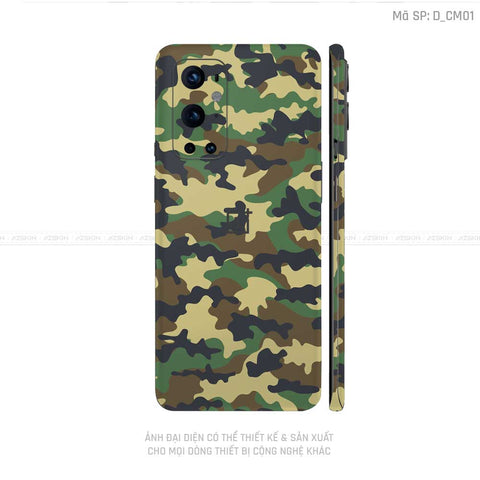 Dán Skin Oneplus 8/9 Series Hình Camo | D_CM01