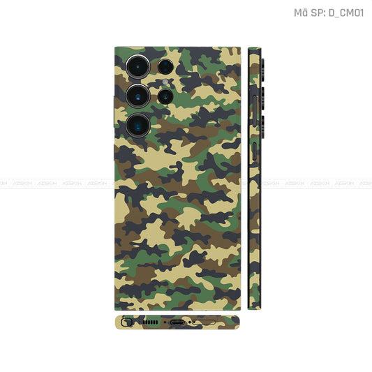 Dán Skin Galaxy S23 Series Hình Camo | D_CM01