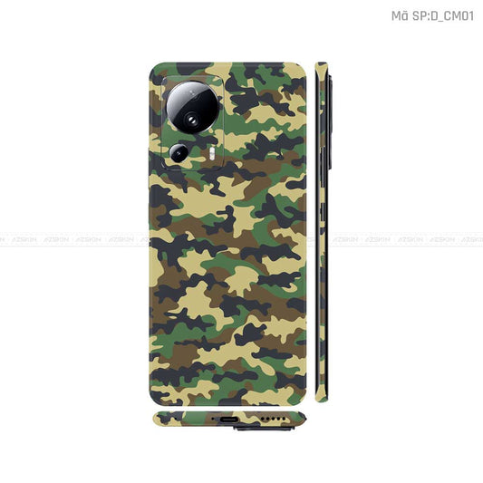 Dán Skin Xiaomi 13 Series Hình Camo | D_CM01