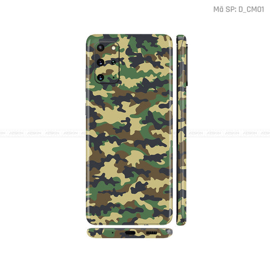 Dán Skin Galaxy S20 Series Hình Camo | D_CM01