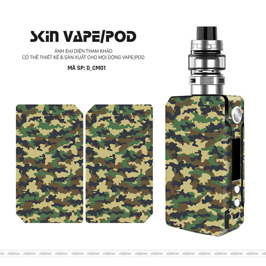 Dán Skin Vape Hình Camo | D_CM01