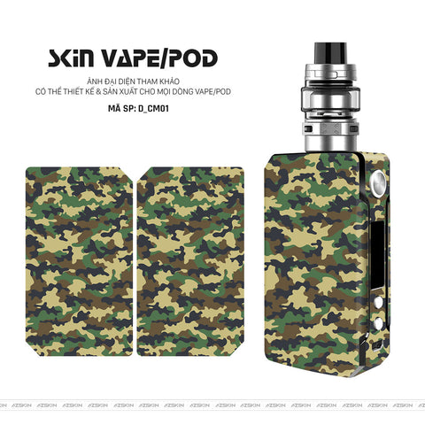Dán Skin Vape Hình Camo | D_CM01