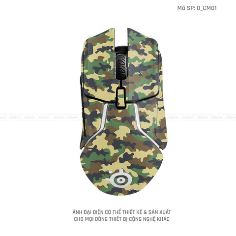 Skin Dán Chuột Steelseries Camo | D_CM01