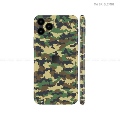 Dán Skin IPhone 11 Series Hình Camo | D_CM01