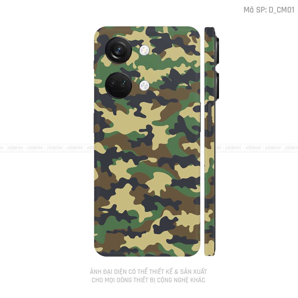 Dán Skin Oneplus Nord Series Hình CAMO | D_CM01