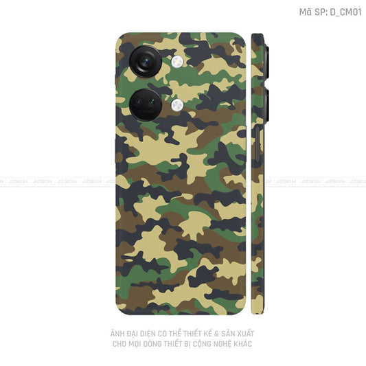 Dán Skin Oneplus Nord Series Hình CAMO | D_CM01