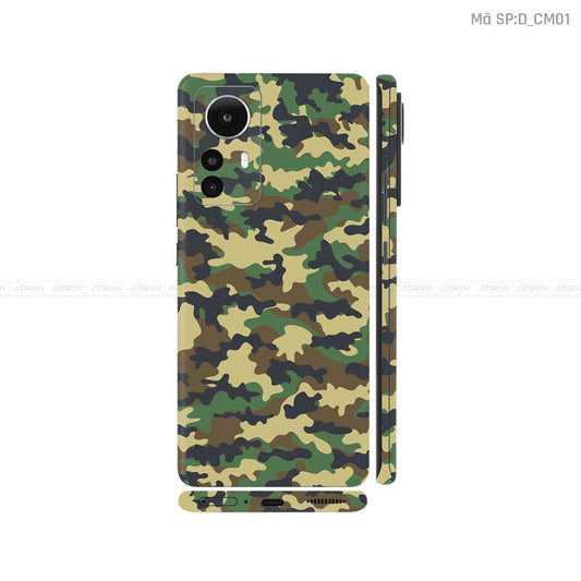 Dán Skin Xiaomi 12 Series Hình Camo | D_CM01