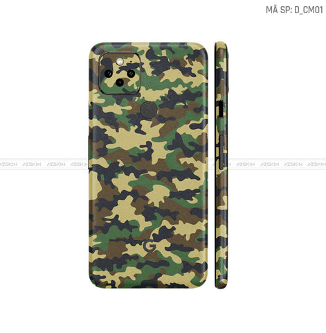 Dán Skin Google Pixel 5 Hình Camo | D_CM01