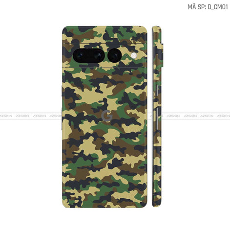 Dán Skin Google Pixel 8 Series Hình Camo | D_CM01
