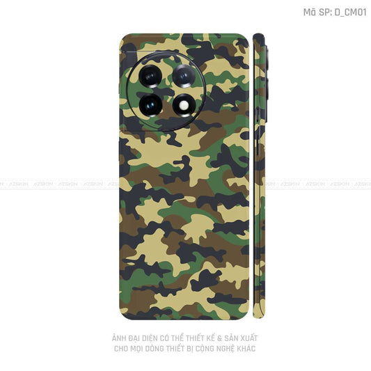 Dán Skin Oneplus 11 Series Hình CAMO  | D_CM01