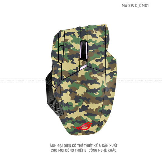 Skin Dán Chuột Asus Hình Camo | D_CM01
