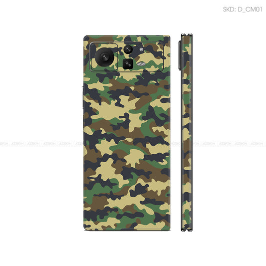 Dán Skin Điện Thoại Xiaomi Mix Fold Series Hình Camo | D_CM01
