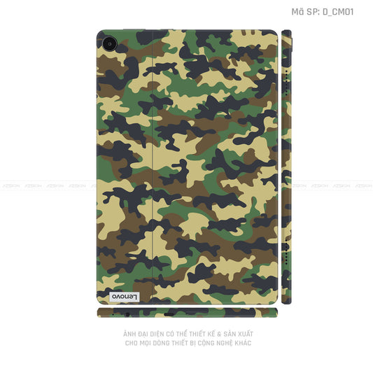 Dán Skin Máy Tính Bảng Lenovo Pad Series Hình Camo | D_CM01