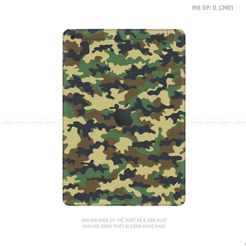 Dán Skin IPad Gen Series Họa Tiết Camo | D_CM01