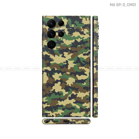 Dán Skin Galaxy S22 Series Hình Camo | D_CM01