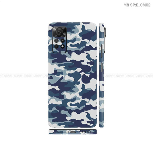 Dán Skin Xiaomi Redmi Note 11 Series Hình Camo | D_CM02
