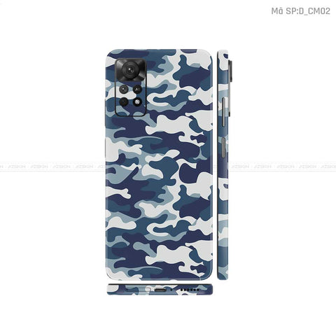 Dán Skin Xiaomi Redmi Note 11 Series Hình Camo | D_CM02