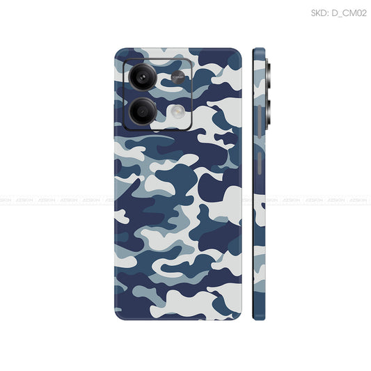 Dán Skin Điện Thoại Xiaomi Redmi 13 Series Hình Camo | D_CM02