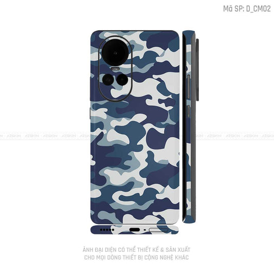Dán Skin Điện Thoại OPPO Reno Series Hình Camo | D_CM02
