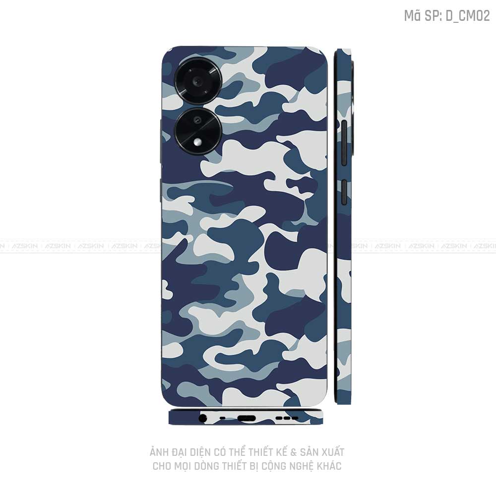 Miếng Dán Skin Điện Thoại OPPO A Series Hình Camo | D_CM02