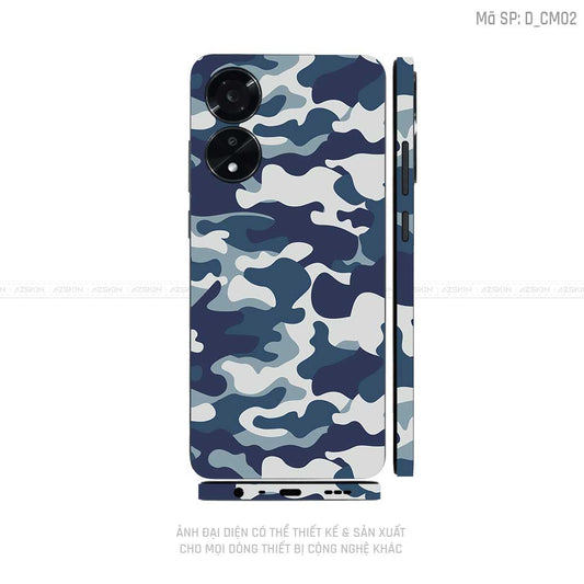Miếng Dán Skin Điện Thoại OPPO A Series Hình Camo | D_CM02