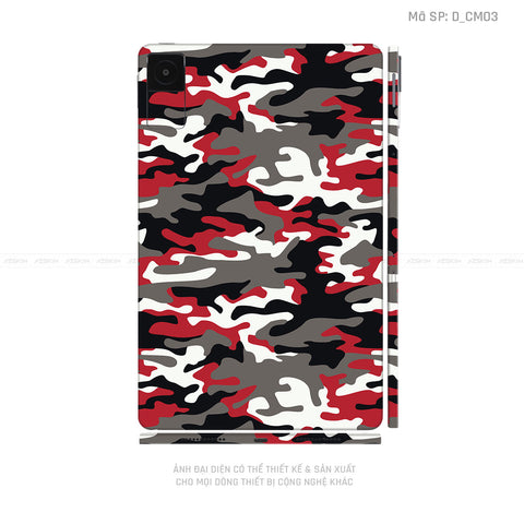 Dán Skin Máy Tính Bảng Xiaomi Mipad Hình Camo | D_CM03